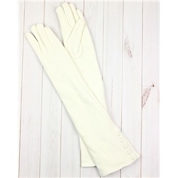 Перчатки женские трикотажные удлиненные, 45 см