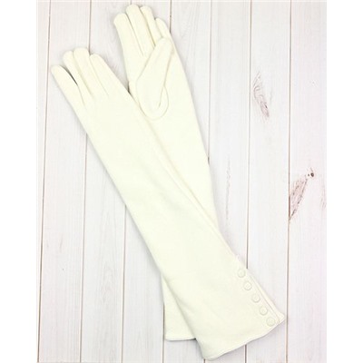 Перчатки женские трикотажные удлиненные, 45 см