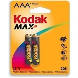 Батарейка AAA Kodak LR03 MAX (2-BL) (20/100) ЦЕНА УКАЗАНА ЗА 2 ШТ