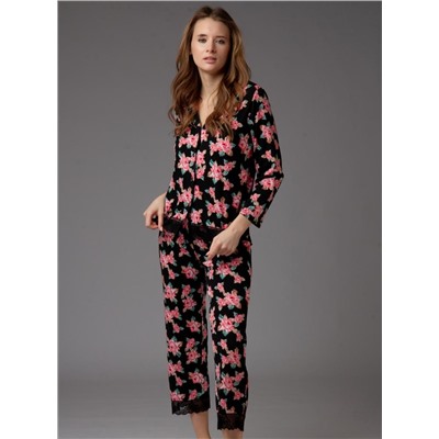 2132TCC Женская пижама (ДЛ.рукав+брюки) INDEFINI