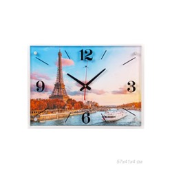 Часы-картина Париж 57x41 см / 4056-134 /уп 5/