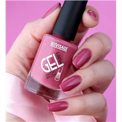 LuxVisage Лак для ногтей GEL finish тон 14(розовый) 9г