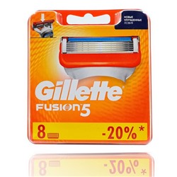 Gillette FUSION (8шт) RusPack orig