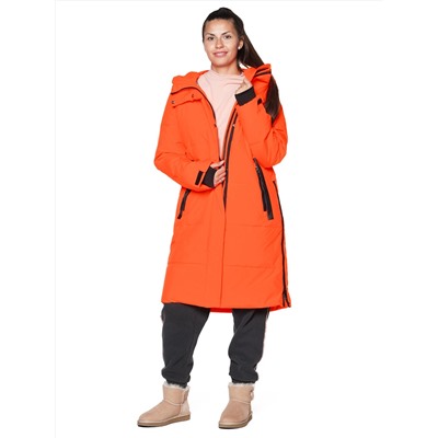 Пальто B-8815 Оранжевый