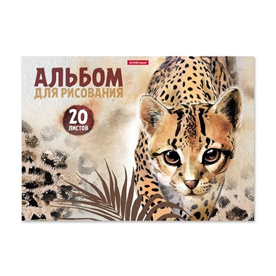 Альбом д/р на клею Wild Cat, А4, 20л