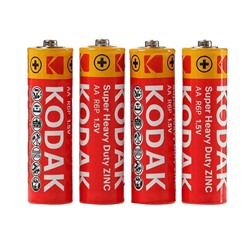 Батарейка AA Kodak R06 SR-4 (24)(576) [KAAHZ 4S] ЦЕНА УКАЗАНА ЗА 1 ШТ