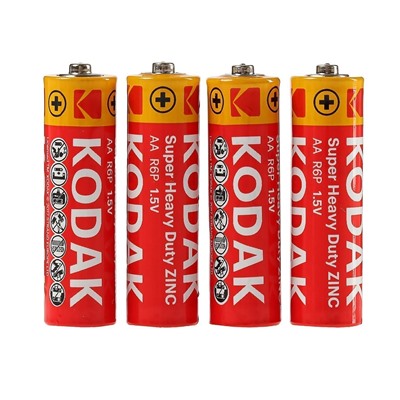 Батарейка AA Kodak R06 SR-4 (24)(576) [KAAHZ 4S] ЦЕНА УКАЗАНА ЗА 1 ШТ