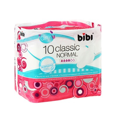 Прокладки «BiBi» Classic Normal Dry, 10 шт.