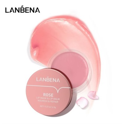 LANBENA Бальзам-маска для губ с розой LB6177 6.5 г