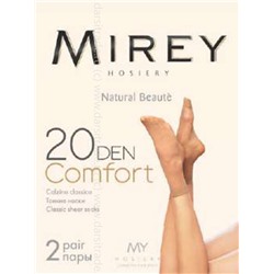 Носки женские Comfort 20 new Классика Mirey [2 пары] Дроп