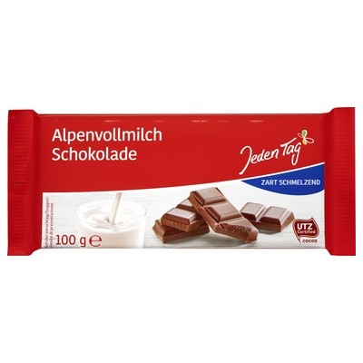 Молочный шоколад Jeden Tag 100 г