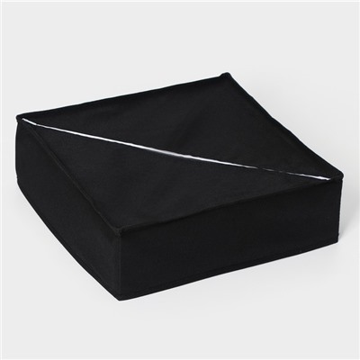 Органайзер для хранения белья «Смарт», 24 ячейки, 32×32×10 см, цвет чёрный