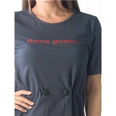 Платье женское flame power КЛП1470П3 серый