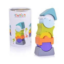 CUBIKA.12718/LD-8 Игрушка логическая "Башня" (8 дет.) /20