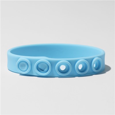 Силиконовый браслет «Ремешок», цвет голубой