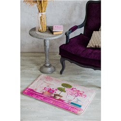 Коврик для дома «Натюрморт», 45×80 см, цвет розовый