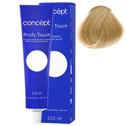 Стойкая крем-краска для волос 10.37 очень светлый песочный блондин Profy Touch Concept 100 мл