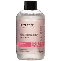 Ecolatier Urban Вода мицеллярная для снятия макияжа Цветок орхидеи&Роза 400мл 171883