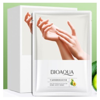 BIOAQUA Avocado Маска-перчатки для рук с экстрактом авокадо, 35г*3 шт
