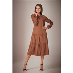 Andrea Fashion AF-28/1 коричневый, Платье