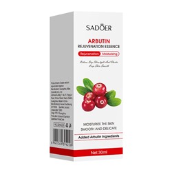 SADOER ARBUTIN ESSENCE Омолаживающая эссенция для лица от пигментных пятен с арбутином, 30мл