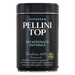 Кофе молотый Pellini Top Decaffeinato 250 гр