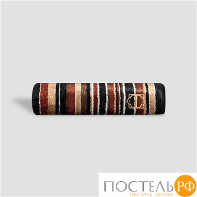 TOGAS ЭРВЕ корич-черн Полотенце 40х60, 1 пр., 75% хлопок/25% модал, 550 г/м2