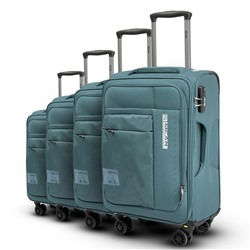 Комплект из 4-х чемоданов  MIRONPAN 50127 Бирюзовый