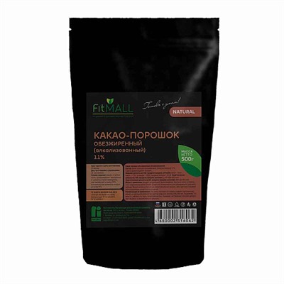 Какао-порошок обезжиренный, 11%