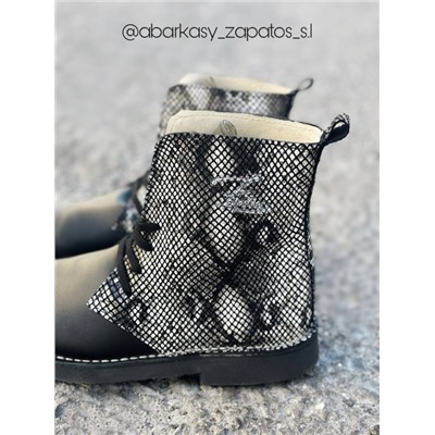 Ab. Zapatos 27025 serpiente · NEGRO АКЦИЯ