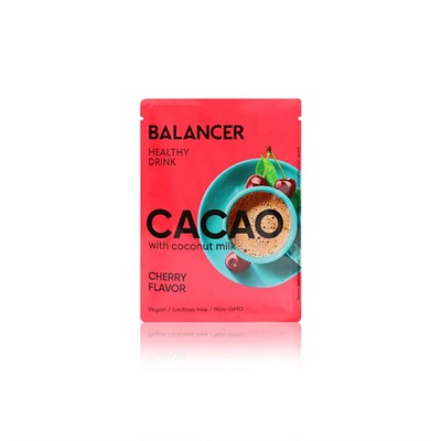 Уценка Гринвей Какао Balancer Cacao на кокосовом молоке со вкусом «Вишня», 5 шт срок годности 01/24