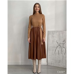 Платье «Сэнда» (светло-коричневый)*