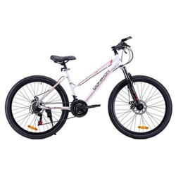 Велосипед 26" рама 17" 21sp GT510 Wr COMIRON SAKURA бело-красный
