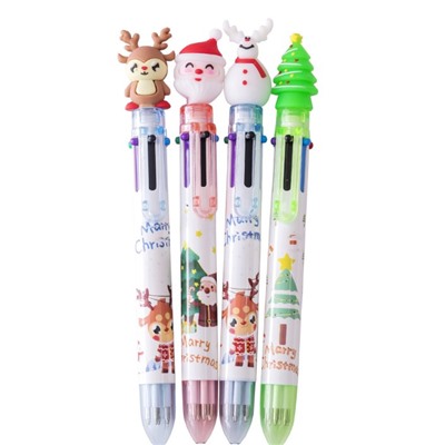 Шариковая Рождественская ручка 6 цветов SD-006