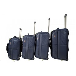 Дорожная сумка на колесах (комплект из 4-х) арт. 67017 Темно-синий