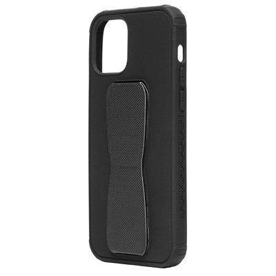 Чехол-накладка - PC058 для "Apple iPhone 12/iPhone 12 Pro" с подставкой и магнитом (black)