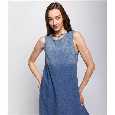 Платье #БШ2402, голубой,синий