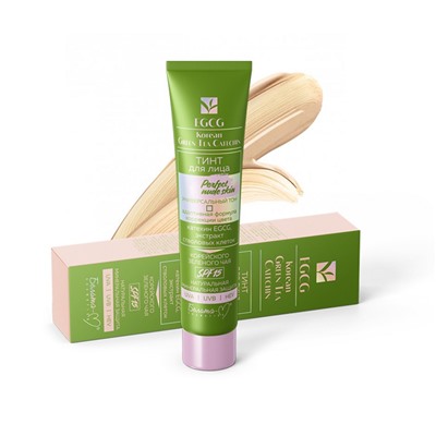 EGCG Korean GREEN TEA Тинт для лица Perfect Nude Skin универсальный тон 30г