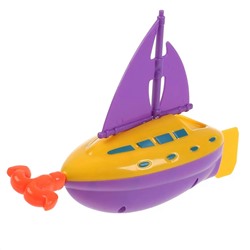 Заводная игрушка Умка Кораблик с якорем водоплавающая