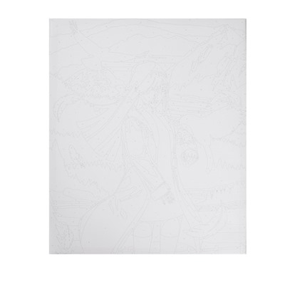 Картина по номерам на холсте с подрамником «Девушка с птицами» 40 × 50 см