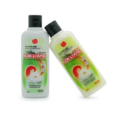 НАБОР шампунь + кондиционер против выпадения волос и для чувствительной кожи головы KOKLIANG, 200 мл. Таиланд