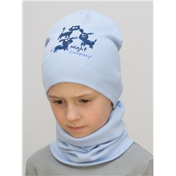 Комплект для мальчика шапка+снуд Night Company, размер 48-50,  хлопок 95%