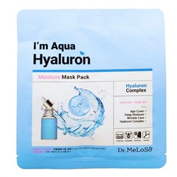 Dr.MeLoSo Тканевая маска для лица увлажняющая / Im Aqua Hyaluron Moisture Mask, 25 мл