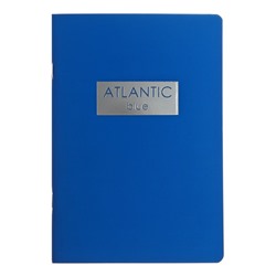 Блокнот А5-, 48 листов, Atlantic, обложка мелованный картон, ламинация soft-touch, тиснение фольлгой, блок 60г/м2