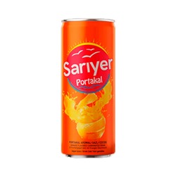 Газ. напиток Sariyer со вкусом апельина (ж/б) 330мл