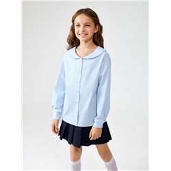 Блузка детская для девочек Pravo голубой