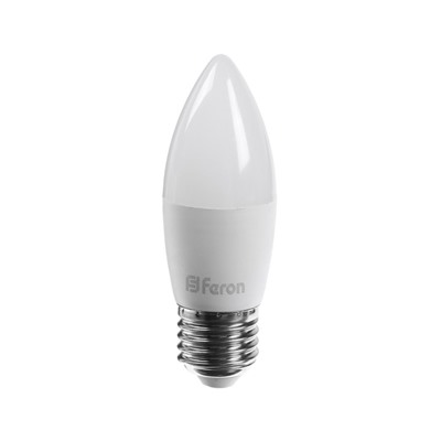 Лампа светодиодная FERON, (13W) 230V E27 4000K С37, LB-970