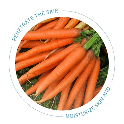 Крем для лица увлажняющий с экстрактом моркови SADOER, 140 гр.