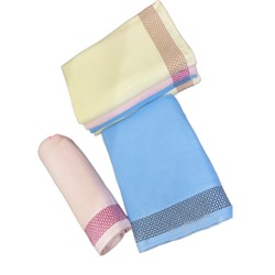 Вафельное полотенце для бани 70х140см в ассортименте (упаковка 6шт)