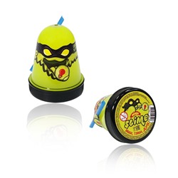 Игрушка ТМ "Slime "Ninja" арт.S130-19 светится в темноте, желтый, 130 г. "боится холода"